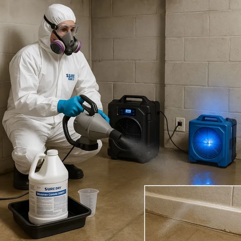 Sanitization and Odor Removal process in Plympton, MA