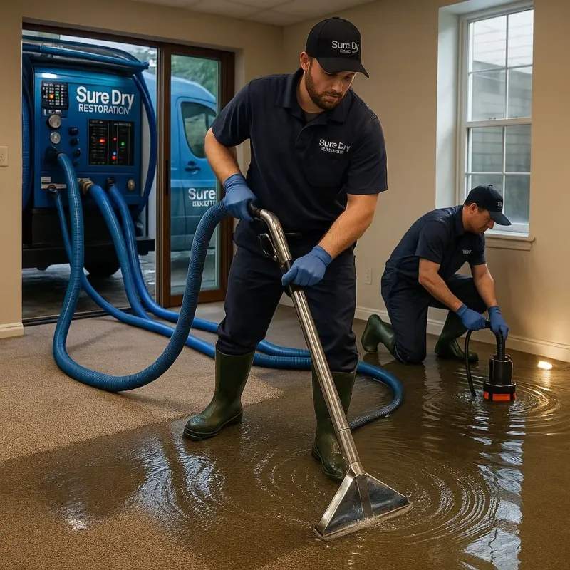 Water Extraction and Removal process in Plympton, MA